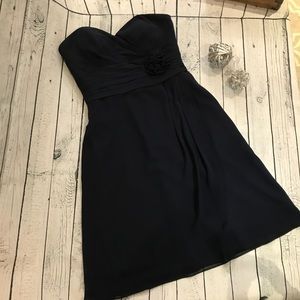 Strapless cocktail dress